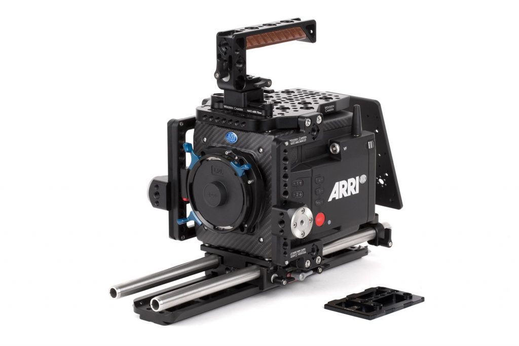 arri alexa mini lf camera with wooden camera accessories