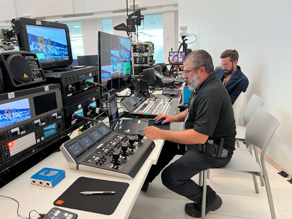 corporate livestream by Miami video production company Chroma House