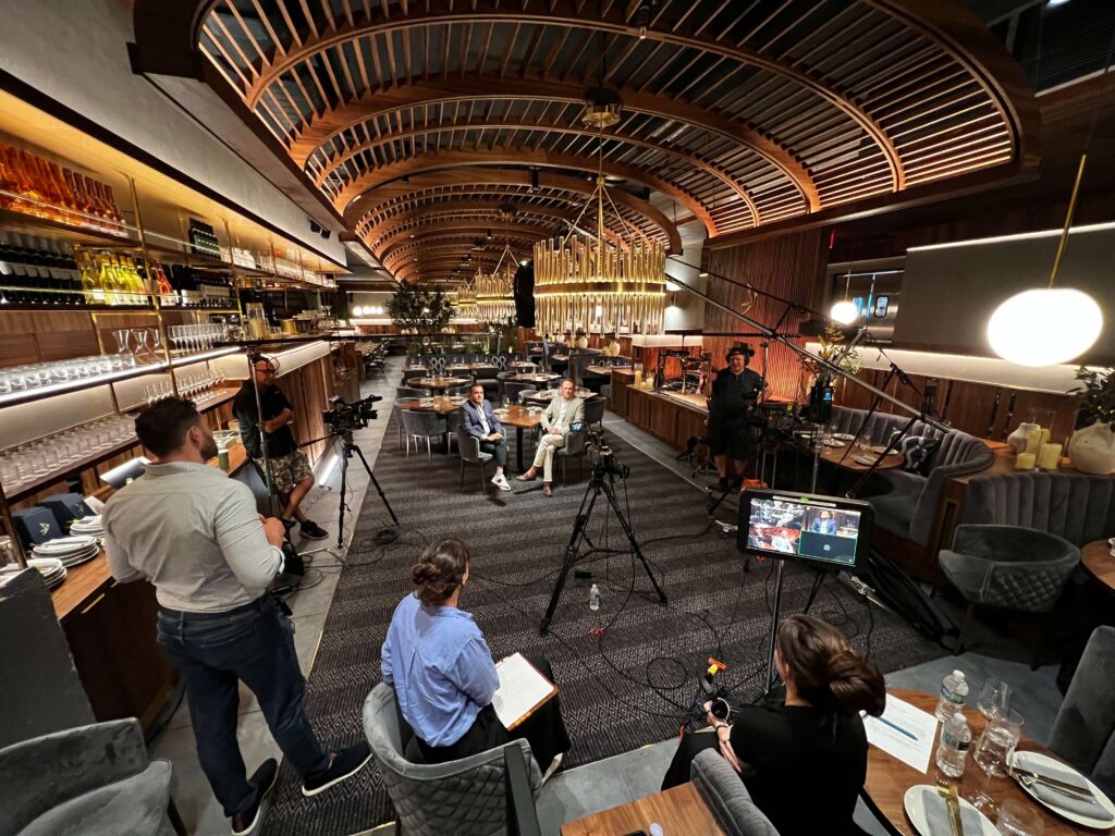 corporate video production shoot Miami Chroma House